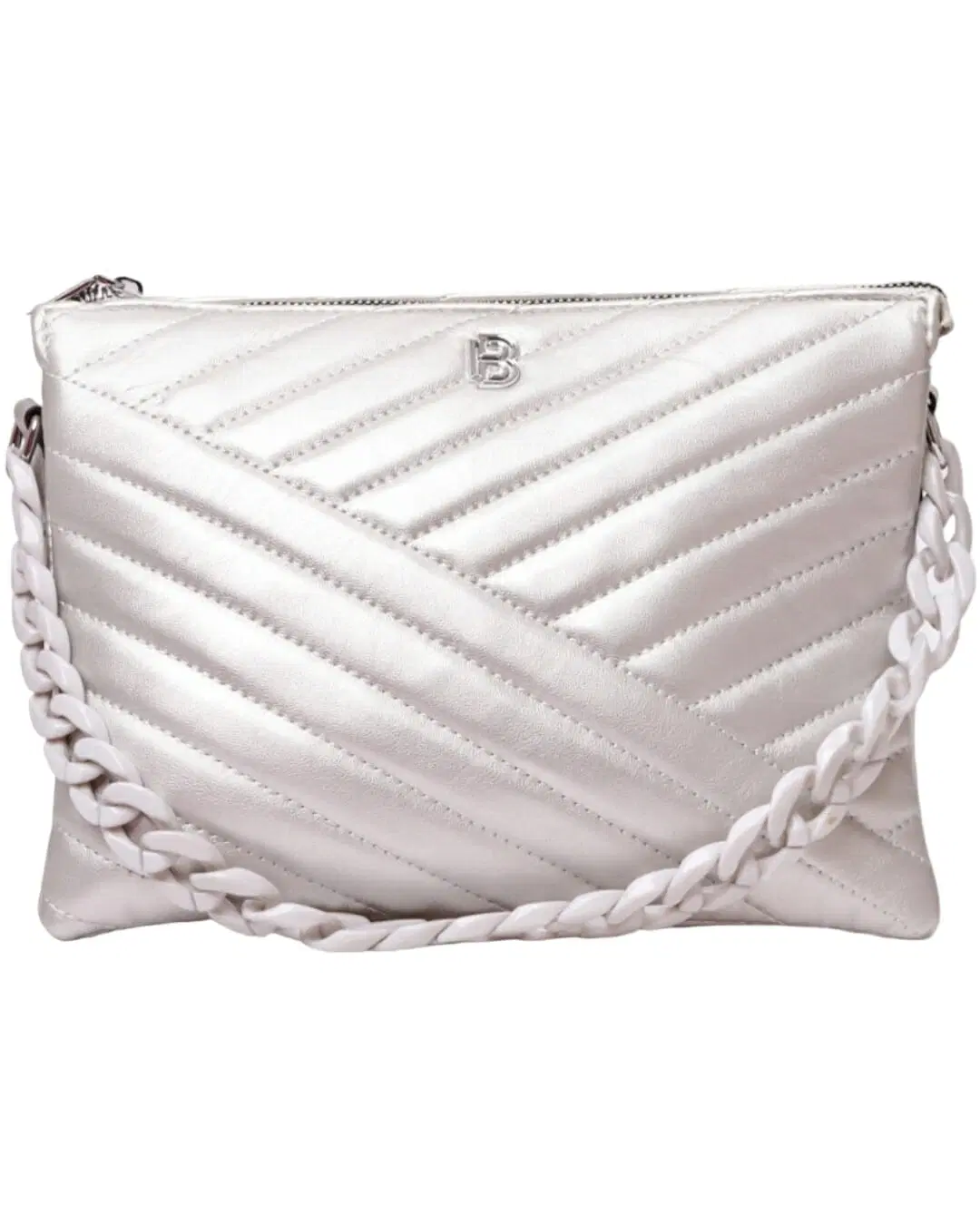 Τσαντα χειρός 9033-4 – Ασημί Τσαντα χειρός 9033-4 – Ασημί