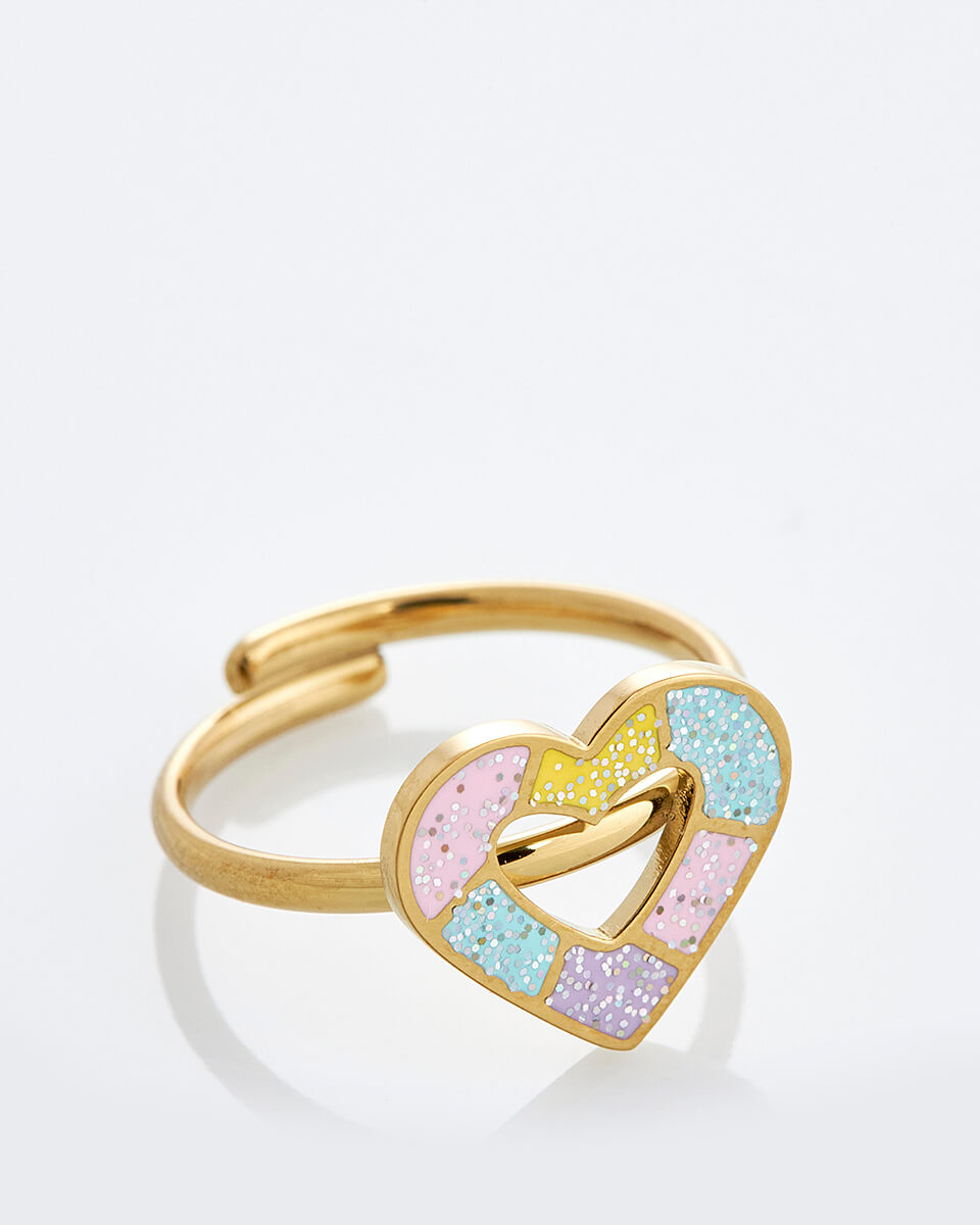 SEQUOIA ΑΤΣΑΛΙΝΟ ΠΑΙΔΙΚΟ ΔΑΧΤΥΛΙΔΙ ΜΕ ΠΟΛΥΧΡΩΜΗ ΚΑΡΔΙΑ SEQUOIA ΑΤΣΑΛΙΝΟ ΠΑΙΔΙΚΟ ΔΑΧΤΥΛΙΔΙ ΜΕ ΠΟΛΥΧΡΩΜΗ ΚΑΡΔΙΑ