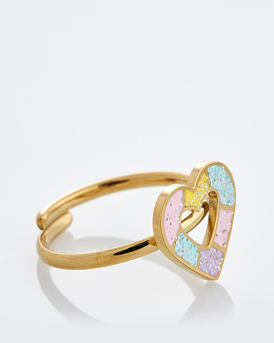 SEQUOIA ΑΤΣΑΛΙΝΟ ΠΑΙΔΙΚΟ ΔΑΧΤΥΛΙΔΙ ΜΕ ΠΟΛΥΧΡΩΜΗ ΚΑΡΔΙΑ SEQUOIA ΑΤΣΑΛΙΝΟ ΠΑΙΔΙΚΟ ΔΑΧΤΥΛΙΔΙ ΜΕ ΠΟΛΥΧΡΩΜΗ ΚΑΡΔΙΑ