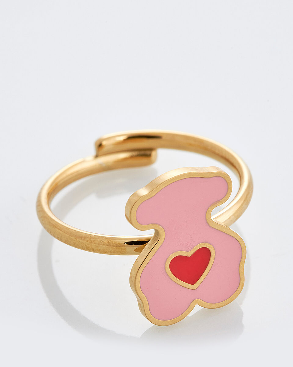 SEQUOIA ΑΤΣΑΛΙΝΟ ΠΑΙΔΙΚΟ ΔΑΧΤΥΛΙΔΙ ΡΟΖ ΑΡΚΟΥΔΑΚΙ ΜΕ ΚΟΚΚΙΝΗ ΚΑΡΔΟΥΛΑ SEQUOIA ΑΤΣΑΛΙΝΟ ΠΑΙΔΙΚΟ ΔΑΧΤΥΛΙΔΙ ΡΟΖ ΑΡΚΟΥΔΑΚΙ ΜΕ ΚΟΚΚΙΝΗ ΚΑΡΔΟΥΛΑ