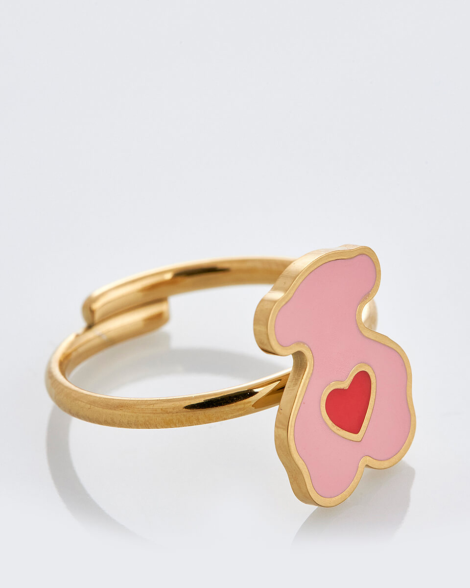 SEQUOIA ΑΤΣΑΛΙΝΟ ΠΑΙΔΙΚΟ ΔΑΧΤΥΛΙΔΙ ΡΟΖ ΑΡΚΟΥΔΑΚΙ ΜΕ ΚΟΚΚΙΝΗ ΚΑΡΔΟΥΛΑ SEQUOIA ΑΤΣΑΛΙΝΟ ΠΑΙΔΙΚΟ ΔΑΧΤΥΛΙΔΙ ΡΟΖ ΑΡΚΟΥΔΑΚΙ ΜΕ ΚΟΚΚΙΝΗ ΚΑΡΔΟΥΛΑ