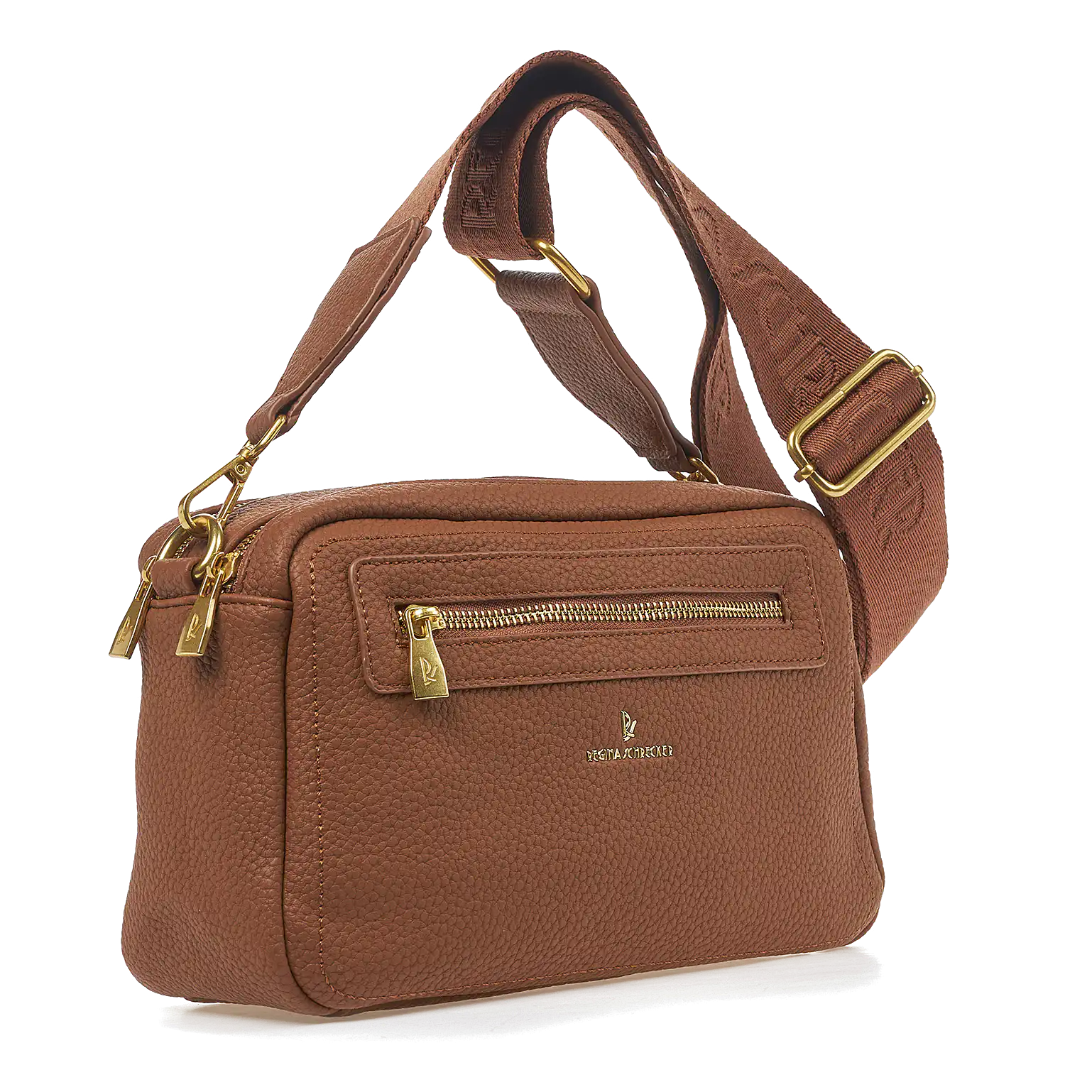 Γυναικεία Τσάντα Ώμου Χιαστί Regina Schrecker RS 3840 Καφέ
