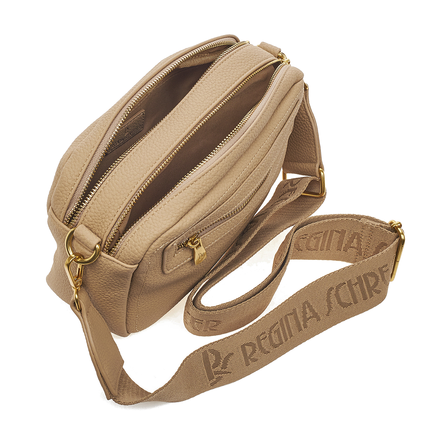 Γυναικεία Τσάντα Ώμου Χιαστί Regina Schrecker RS 3840 Πούρου