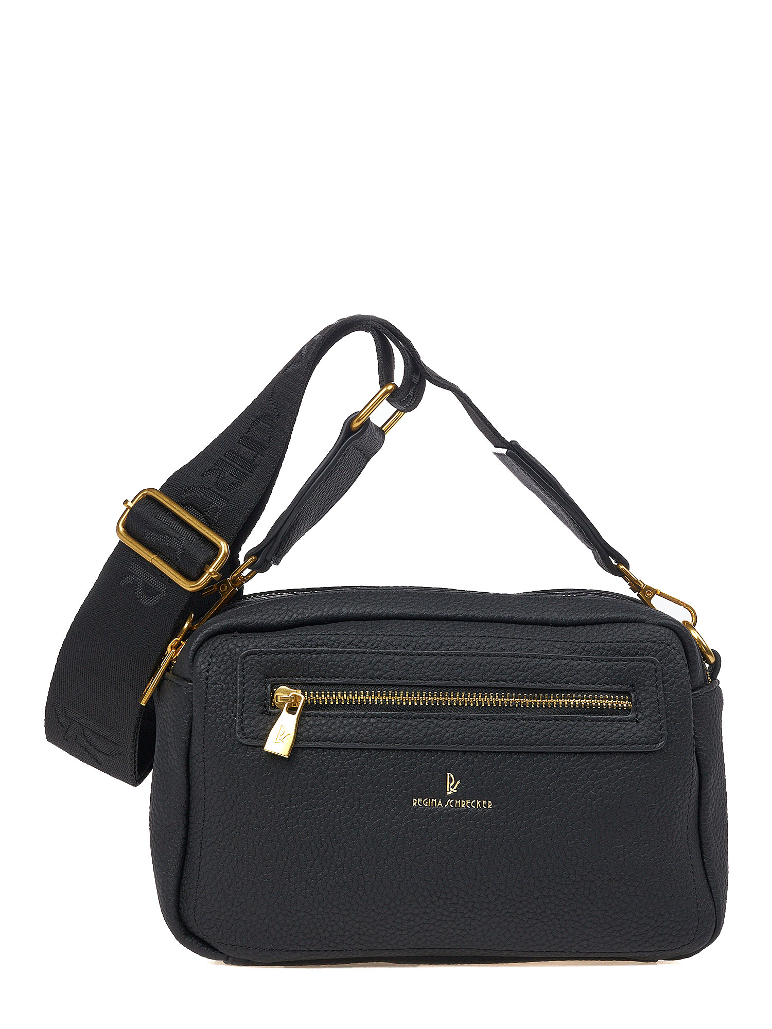 Γυναικεία Τσάντα Ώμου Χιαστί Regina Schrecker RS 3840 Μαύρο