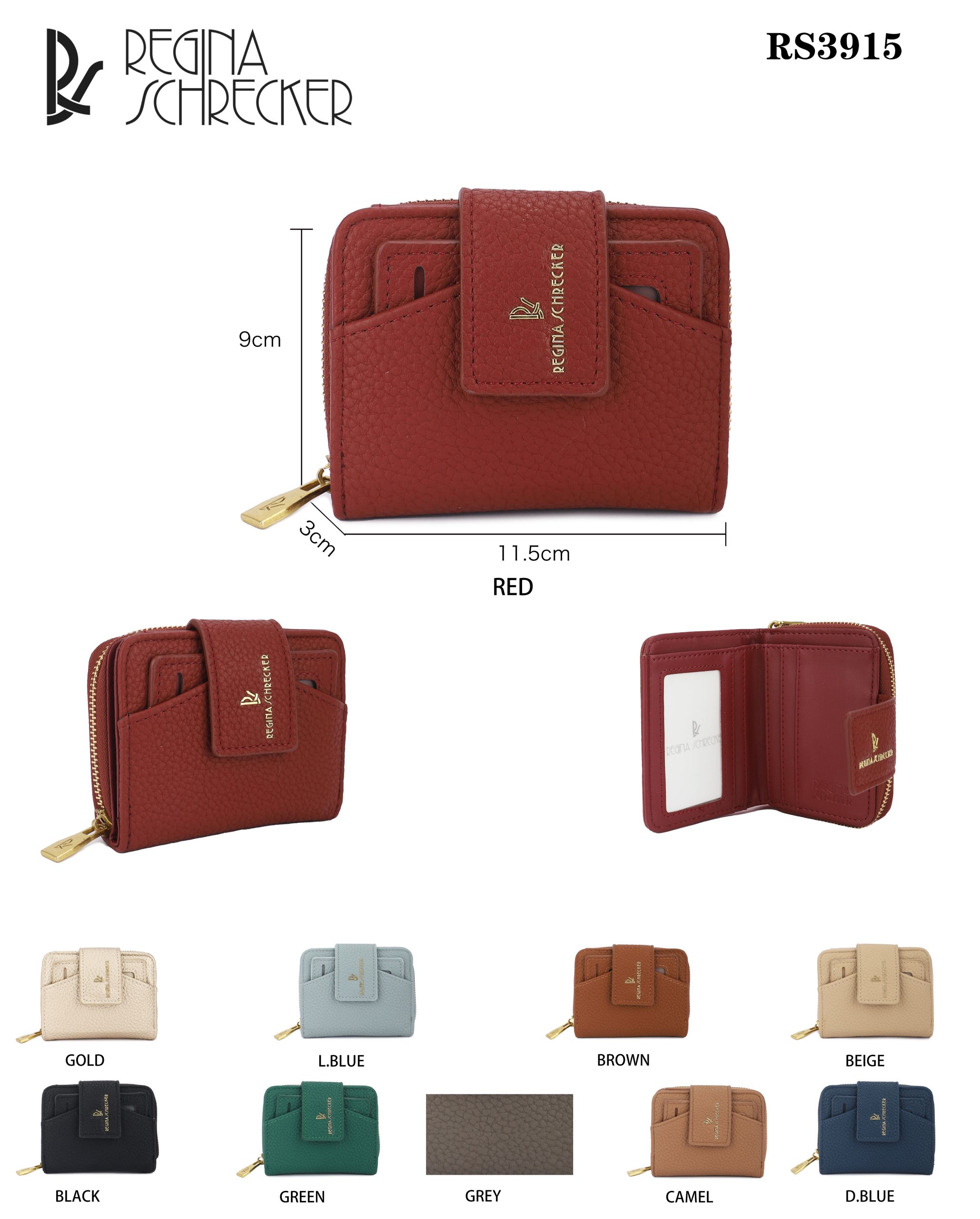 Γυναικείο Πορτοφόλι Regina Schrecker RS 3915 Καμηλό