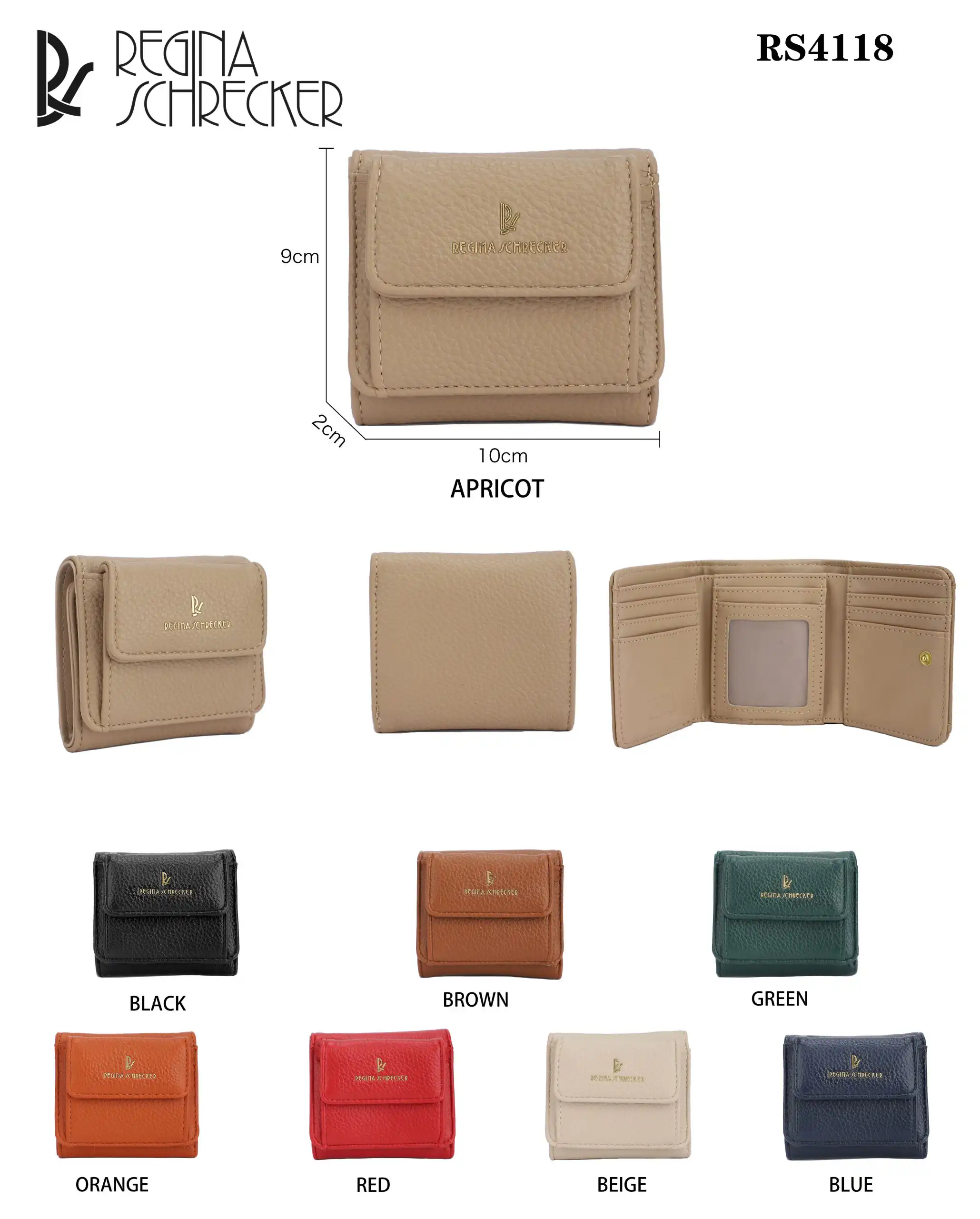 Γυναικείο Πορτοφόλι Regina Schrecker RS 4118 beige