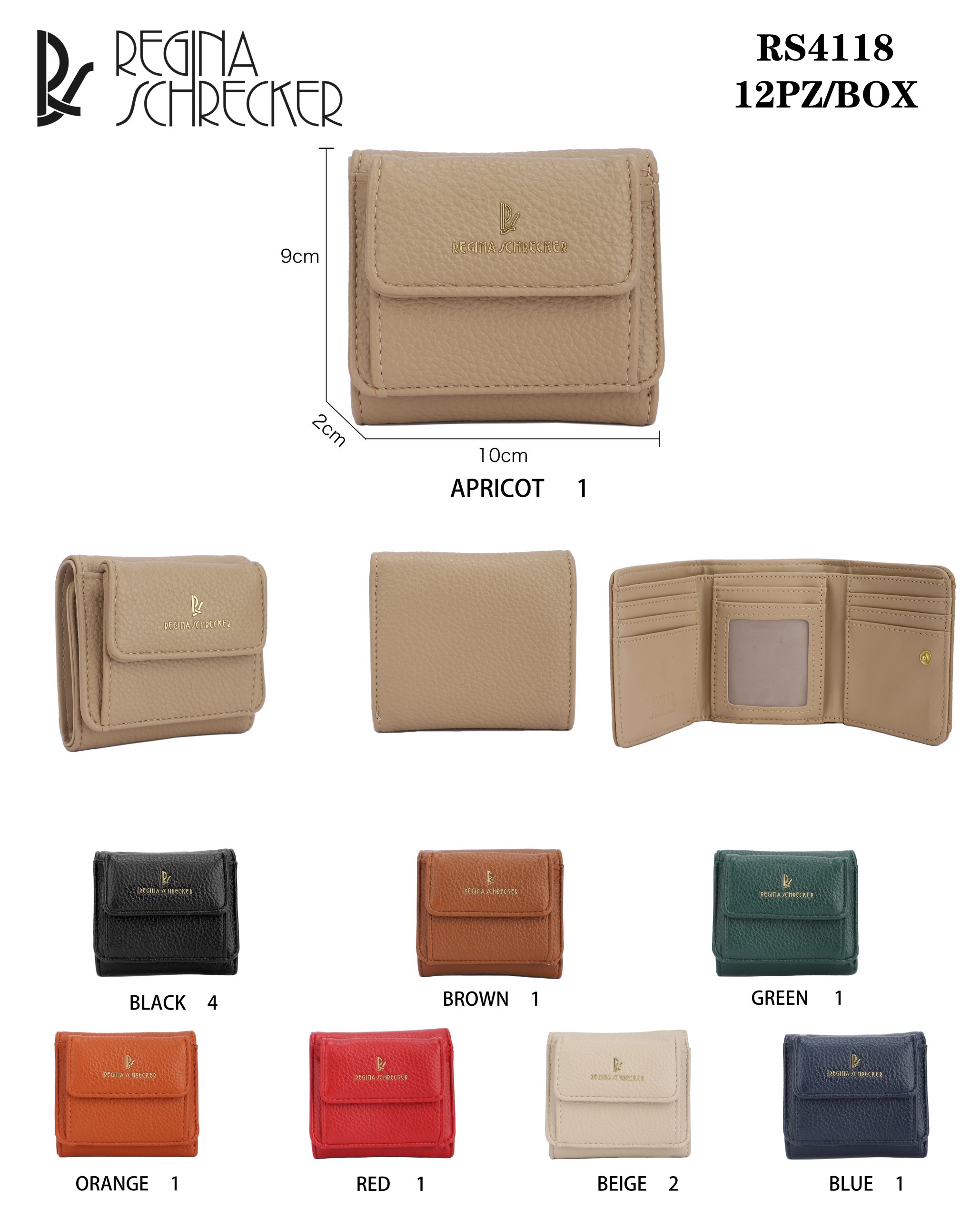 Γυναικείο Πορτοφόλι Regina Schrecker RS 4118 taupe