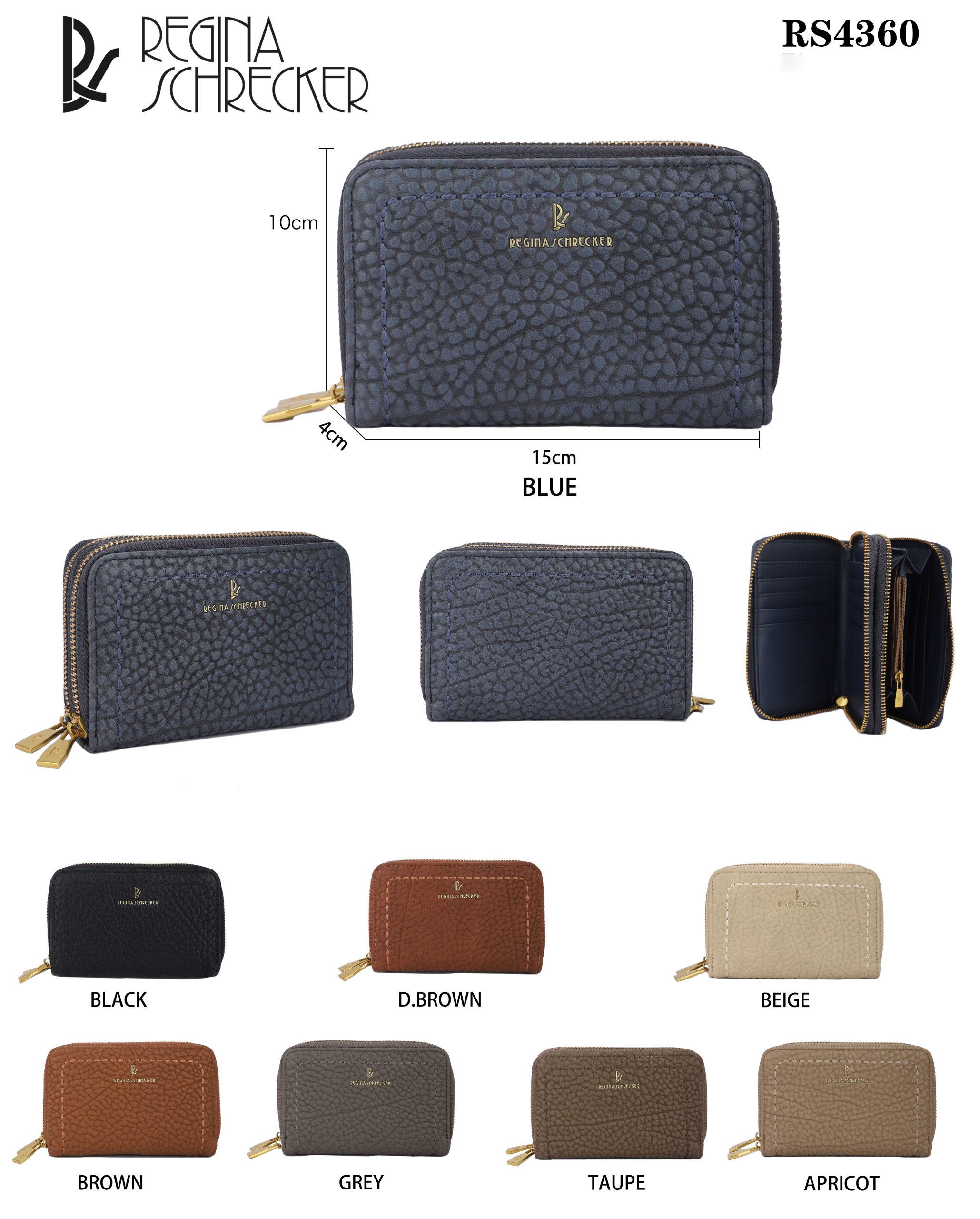 Γυναικείο Πορτοφόλι Regina Schrecker RS 4360 Μπλε