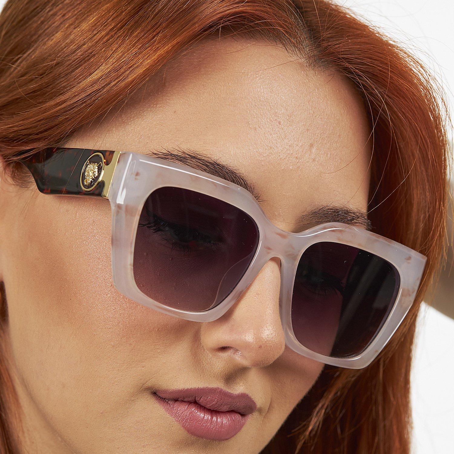 Sequoia Γυαλιά Ηλίου με Κοκκάλινο Σκελετό και Polarized Φακό AG-4212C2 λευκό