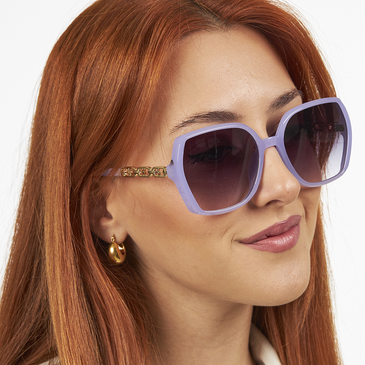 Sequoia Γυαλιά Ηλίου με Κοκκάλινο Σκελετό και Polarized Φακό AG-4249C4 λιλά