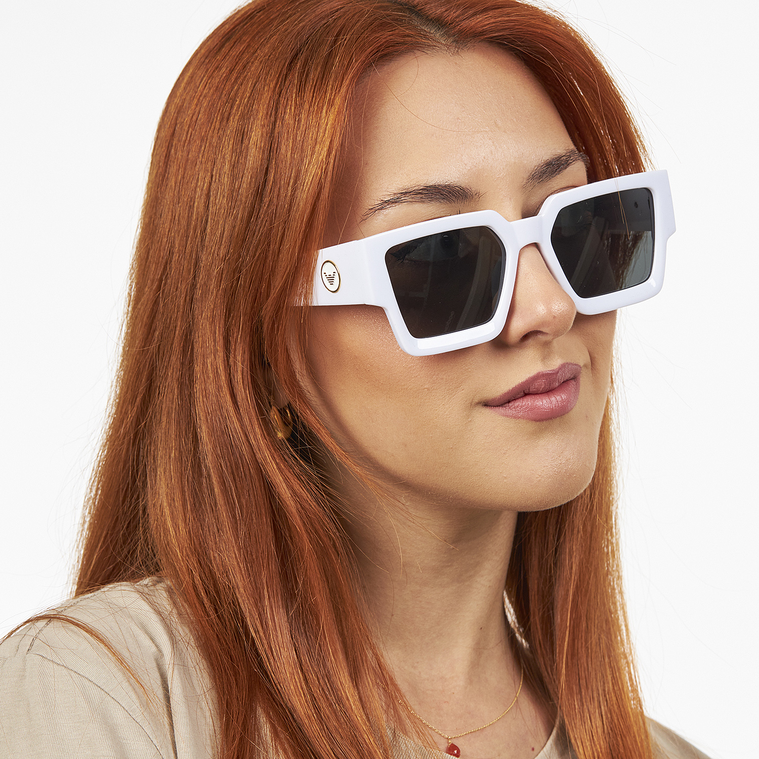 Sequoia Γυαλιά Ηλίου με Κοκκάλινο Σκελετό και Polarized Φακό AG-4211C4 λευκό