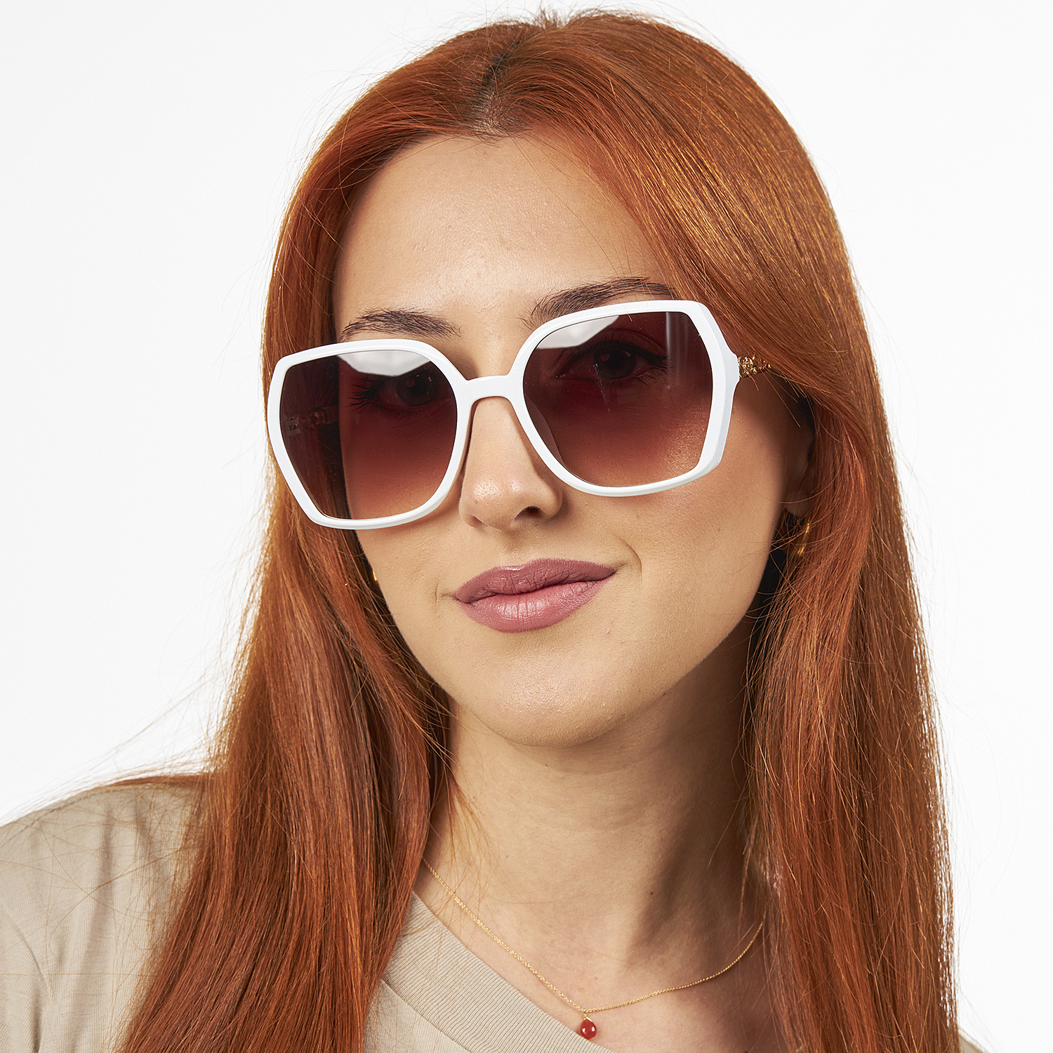 Sequoia Γυαλιά Ηλίου με Κοκκάλινο Σκελετό και Polarized Φακό AG-4249C3 λευκό Sequoia Γυαλιά Ηλίου με Κοκκάλινο Σκελετό και Polarized Φακό AG-4249C3 λευκό