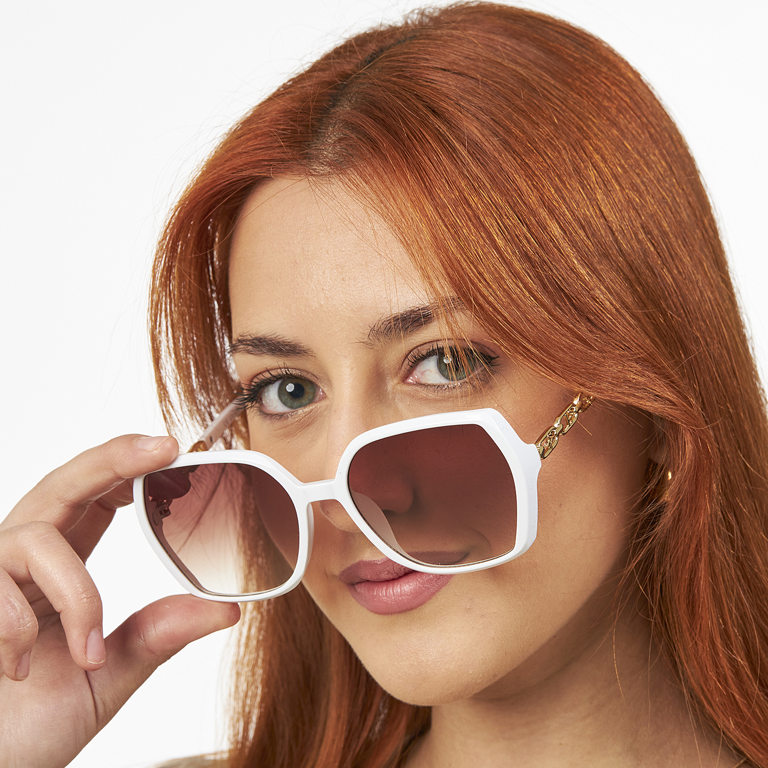 Sequoia Γυαλιά Ηλίου με Κοκκάλινο Σκελετό και Polarized Φακό AG-4249C3 λευκό