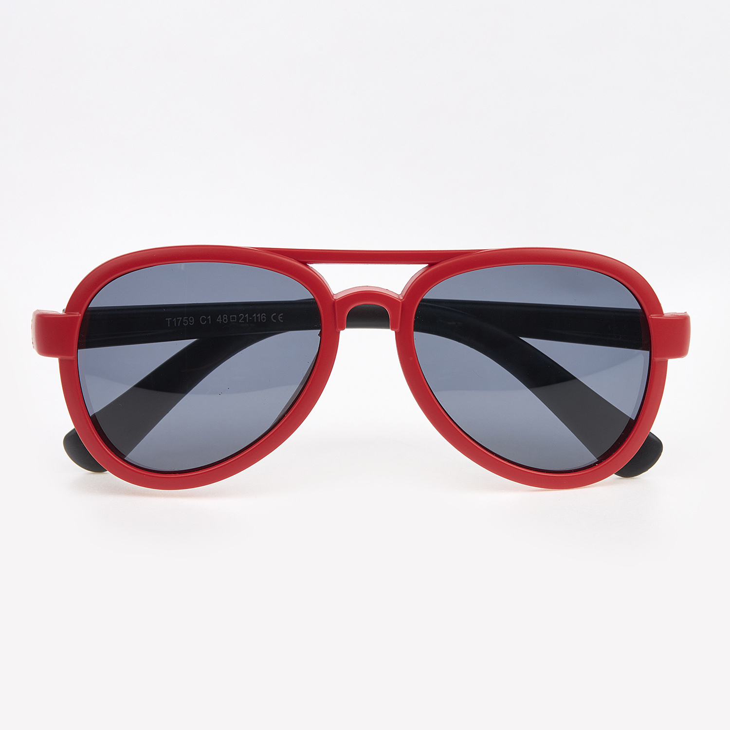 Sequoia Παιδικά γυαλιά ηλίου για αγόρια κορίτσια ηλικίας 8-12 ετών 100% προστασία UV AG-1759 Κόκκινο-Μαύρο