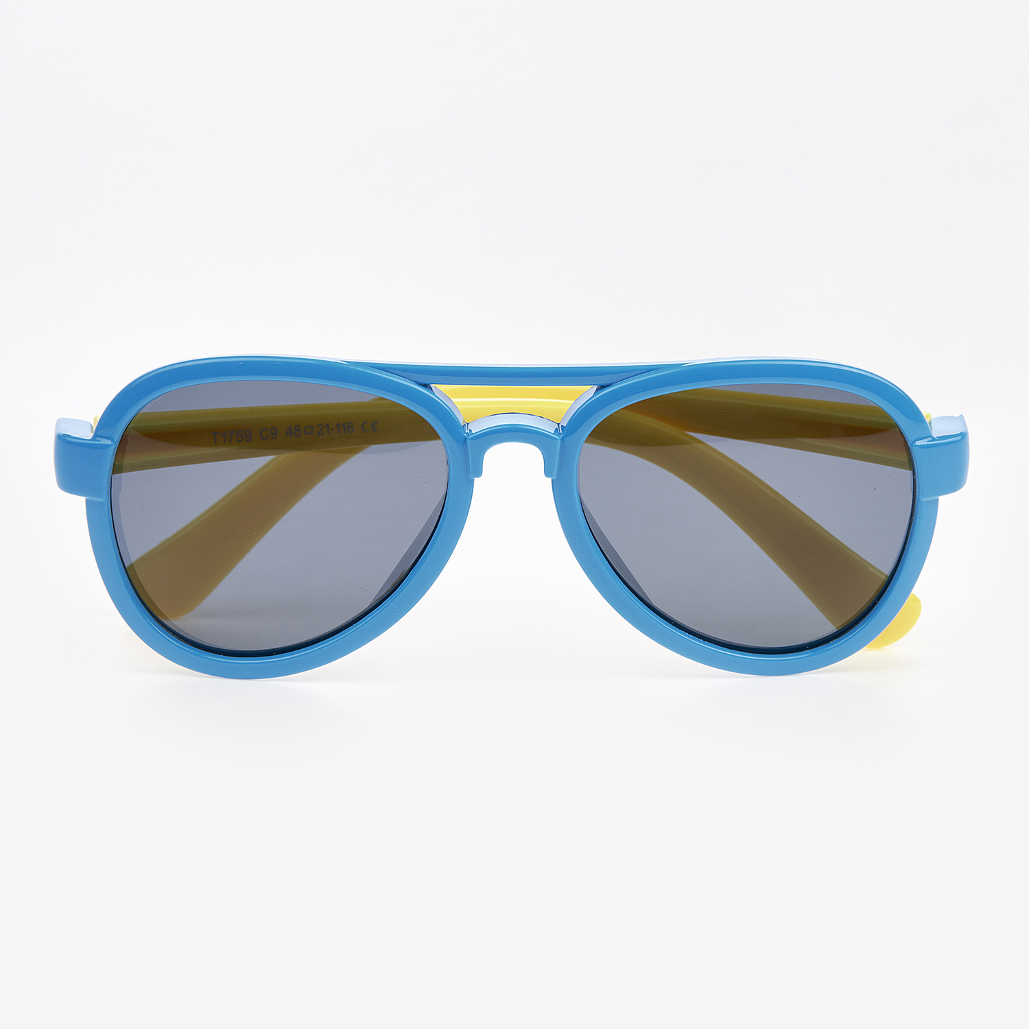 Sequoia Παιδικά γυαλιά ηλίου για αγόρια κορίτσια ηλικίας 8-12 ετών 100% προστασία UV AG-1759 Γαλάζιο-Κίτρινο