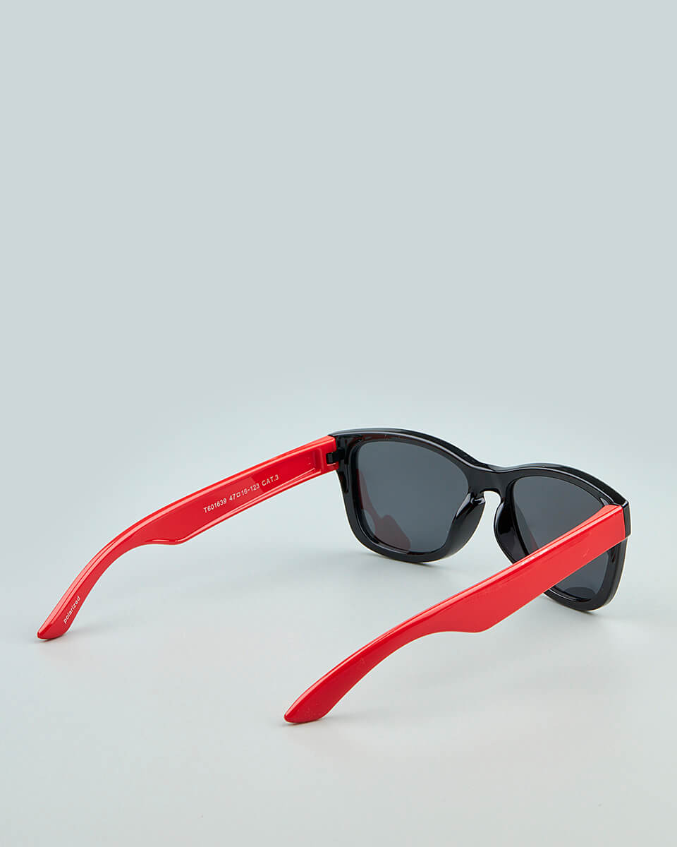 Παιδικά Γυαλιά Ηλίου με Πολωτικούς Φακούς και Ευέλικτο Σκελετό S-601639 black/red