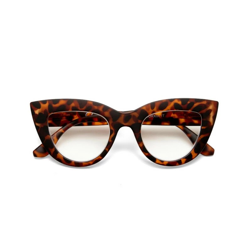 Γυαλιά διαβάσματος πρεσβυωπίας okkia Claudia Big Cat Eye- Tortoise