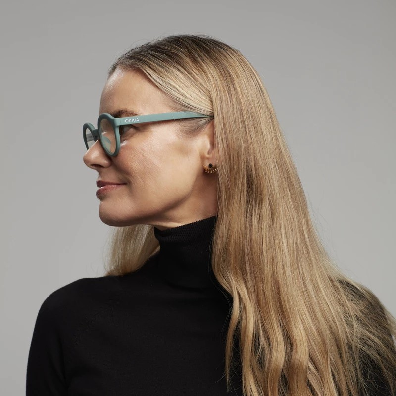 Γυαλιά διαβάσματος πρεσβυωπίας okkia Lauro Round - Green Sage