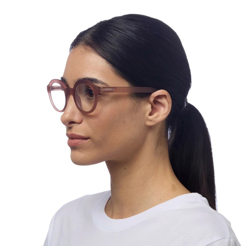 Γυαλιά διαβάσματος πρεσβυωπίας okkia Lauro Round - Dust Pink