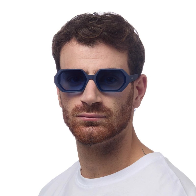 Okkia Γυναικεία γυαλιά ηλίου Andrea - Midnight με Μπλε φακό