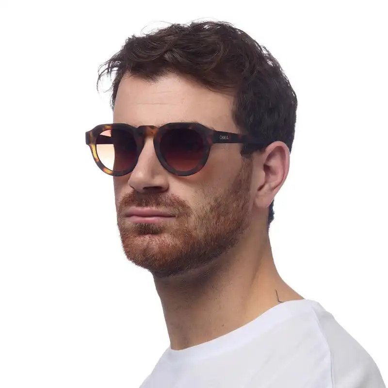 Zeno Round - Classic Havana (green lenses)