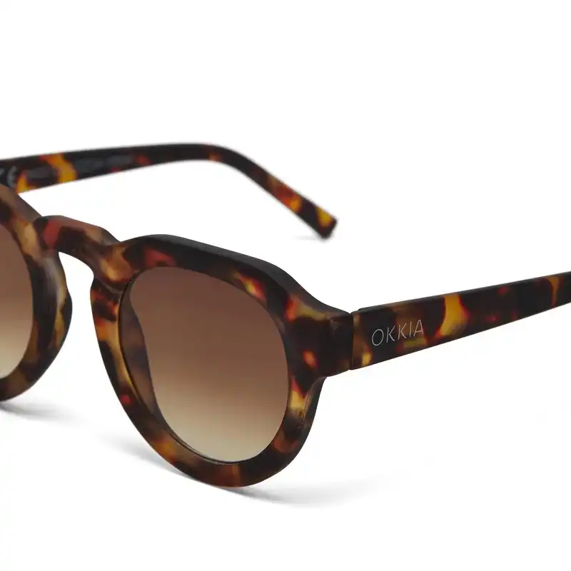 Zeno Round - Classic Havana (green lenses)