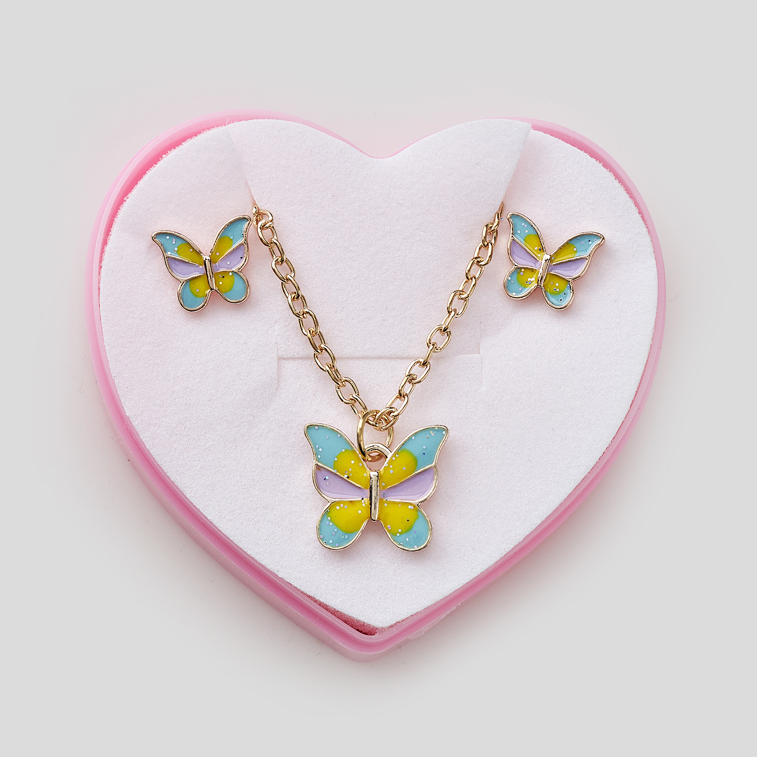 Sequoia Παιδικό Υποαλλεργικό Χάλκινο Set Σκουλαρίκι-Κολιέ