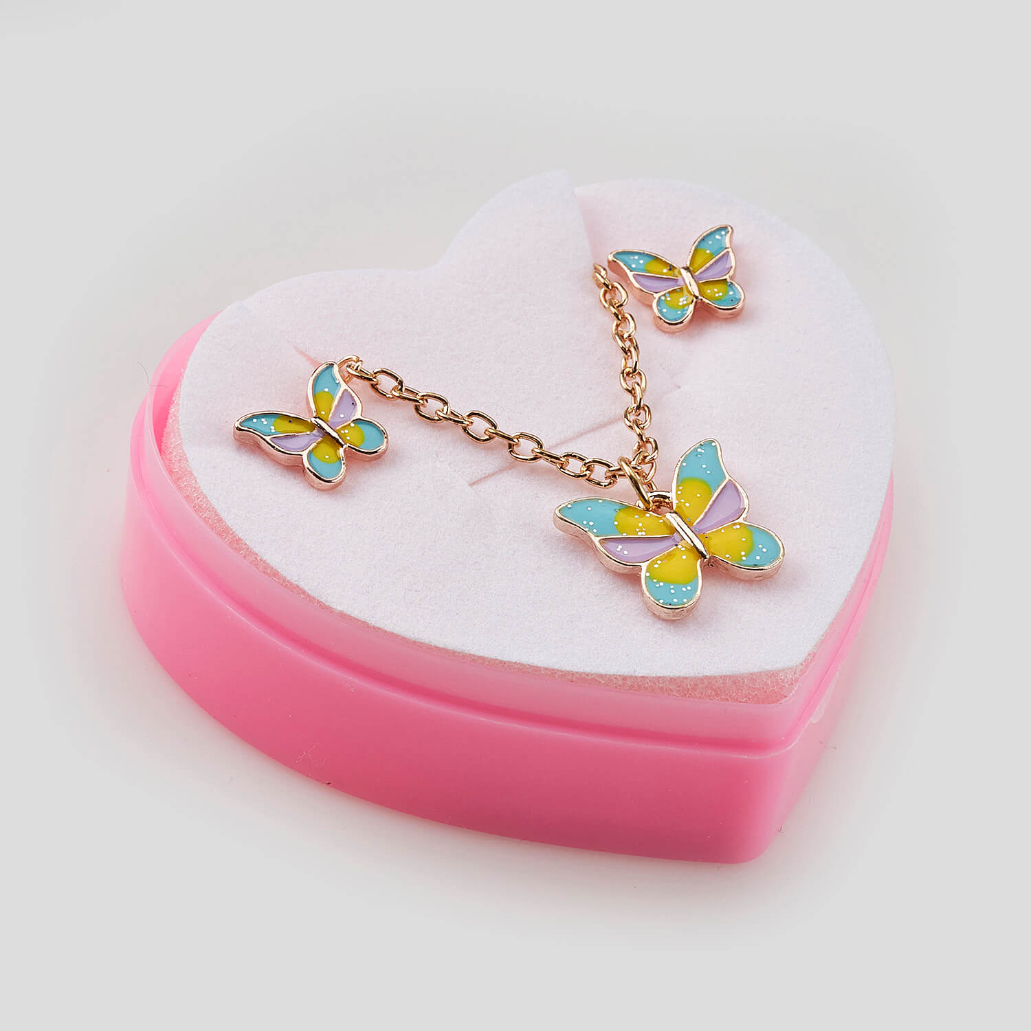 Sequoia Παιδικό Υποαλλεργικό Χάλκινο Set Σκουλαρίκι-Κολιέ