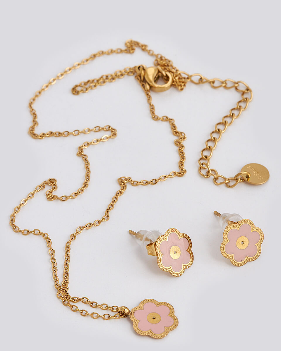 SEQUOIA ΑΤΣΑΛΙΝΟ ΠΑΙΔΙΚΟ ΣΕΤ ΣΚΟΥΛΑΡΙΚΙΑ / ΚΟΛΙΕ / ΚΟΛΙΕ ΡΟΖ ΛΟΥΛΟΥΔΙΑ SEQUOIA ΑΤΣΑΛΙΝΟ ΠΑΙΔΙΚΟ ΣΕΤ ΣΚΟΥΛΑΡΙΚΙΑ / ΚΟΛΙΕ / ΚΟΛΙΕ ΡΟΖ ΛΟΥΛΟΥΔΙΑ