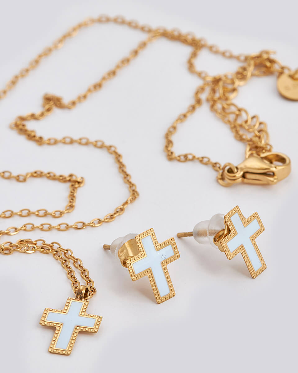 SEQUOIA ΑΤΣΑΛΙΝΟ ΠΑΙΔΙΚΟ ΣΕΤ ΣΚΟΥΛΑΡΙΚΙΑ / ΚΟΛΙΕ / ΚΟΛΙΕ ΛΕΥΚΟ ΣΤΑΥΡΟ SEQUOIA ΑΤΣΑΛΙΝΟ ΠΑΙΔΙΚΟ ΣΕΤ ΣΚΟΥΛΑΡΙΚΙΑ / ΚΟΛΙΕ / ΚΟΛΙΕ ΛΕΥΚΟ ΣΤΑΥΡΟ