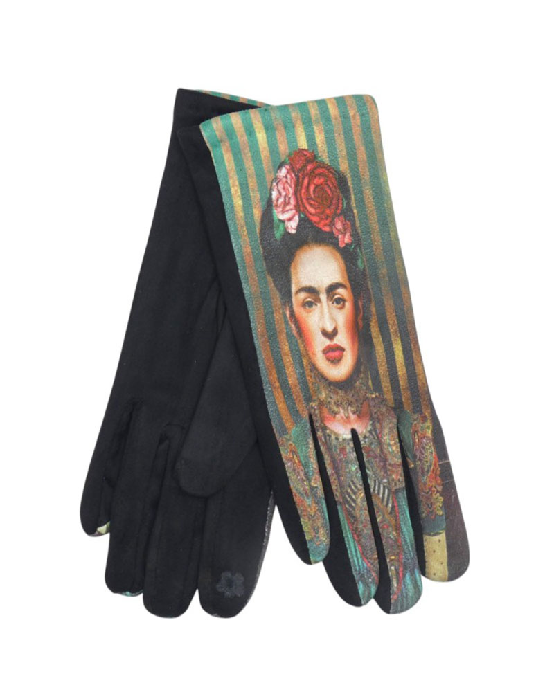 Sequoia Γυναικεία Γάντια one size  Frida Kahloπράσινο