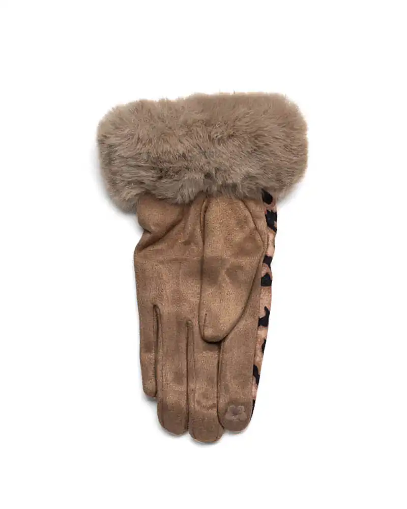 Sequoia Γυναικεία Γάντια με Λεοπάρ 02-1002 Πούρου Sequoia Γυναικεία Γάντια με Λεοπάρ 02-1002 Πούρου