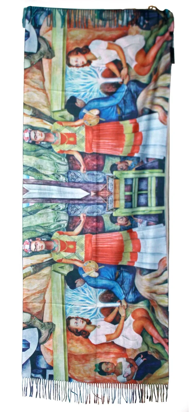 Sequoia Γυναικεία Πασμίνα Διπλής Όψης Vincent van Gogh Αναπαραγωγή Ίριδες