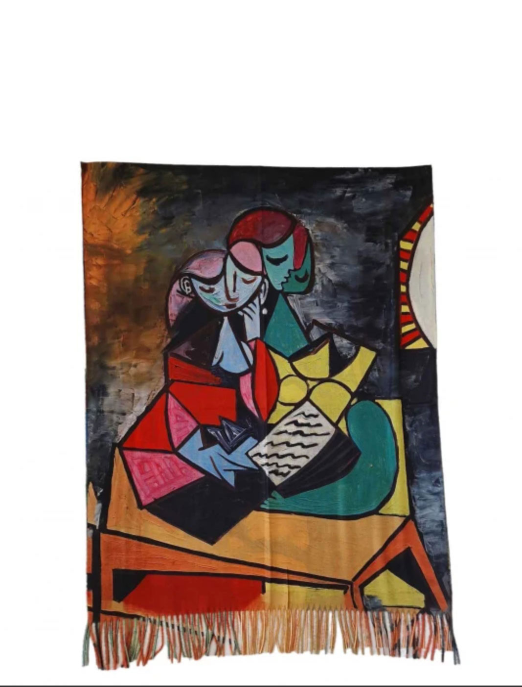 Sequoia Γυναικεία Πασμίνα Διπλής Όψης Pablo Picasso Two characters, 1934 Sequoia Γυναικεία Πασμίνα Διπλής Όψης Pablo Picasso Two characters, 1934