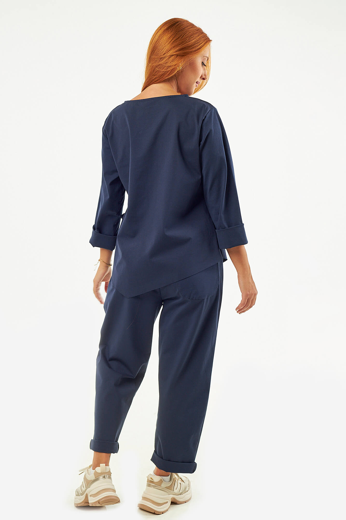 Sequoia Σύγχρονο Γυναικείο Oversize Σετ με Δέσιμο 33-9958 Μπλε Sequoia Σύγχρονο Γυναικείο Oversize Σετ με Δέσιμο 33-9958 Μπλε