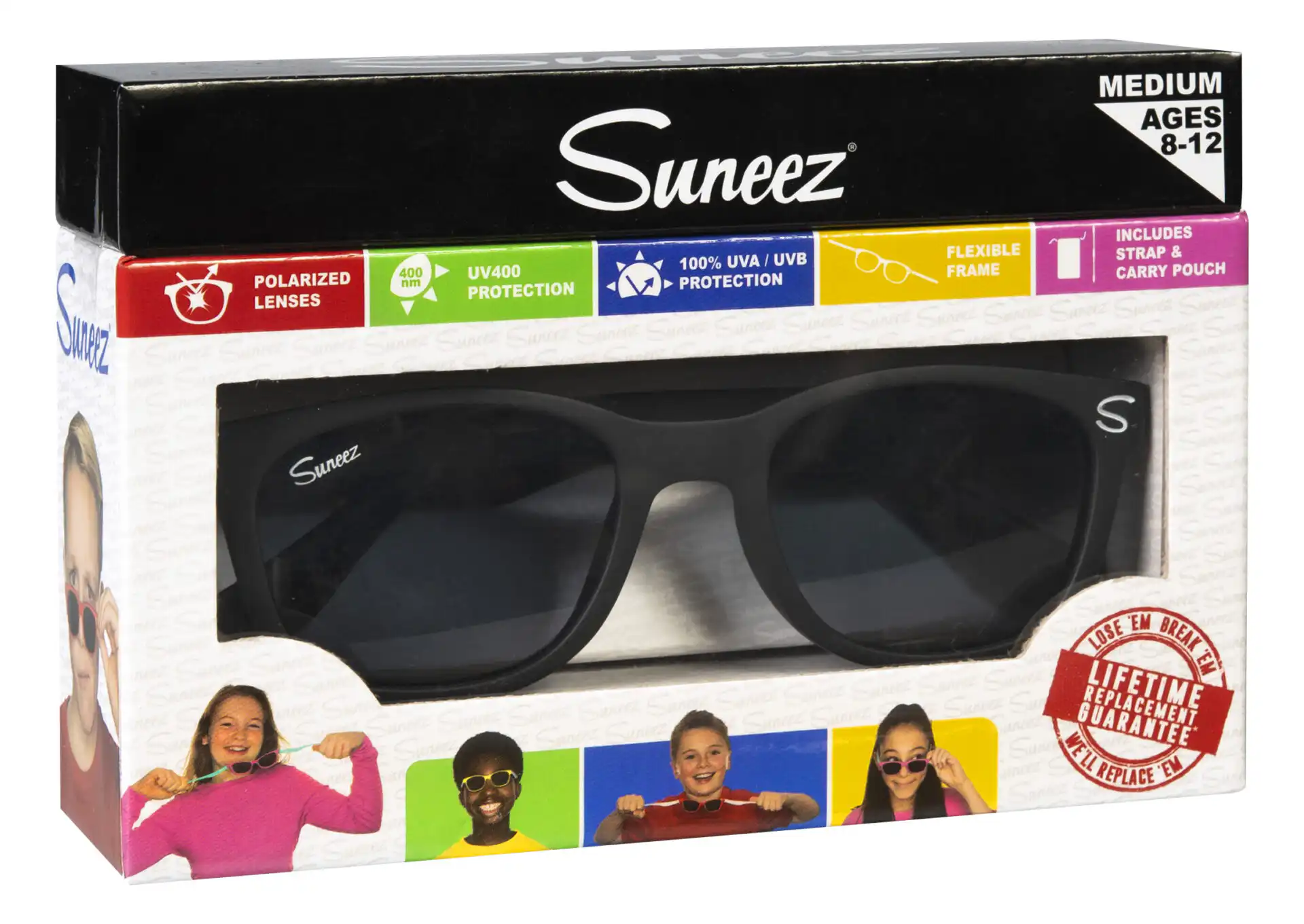 Suneez-Vila Polarized Παιδικά γυαλιά ηλίου για αγόρια κορίτσια ηλικίας 8-12 ετών, 100% προστασία UV.