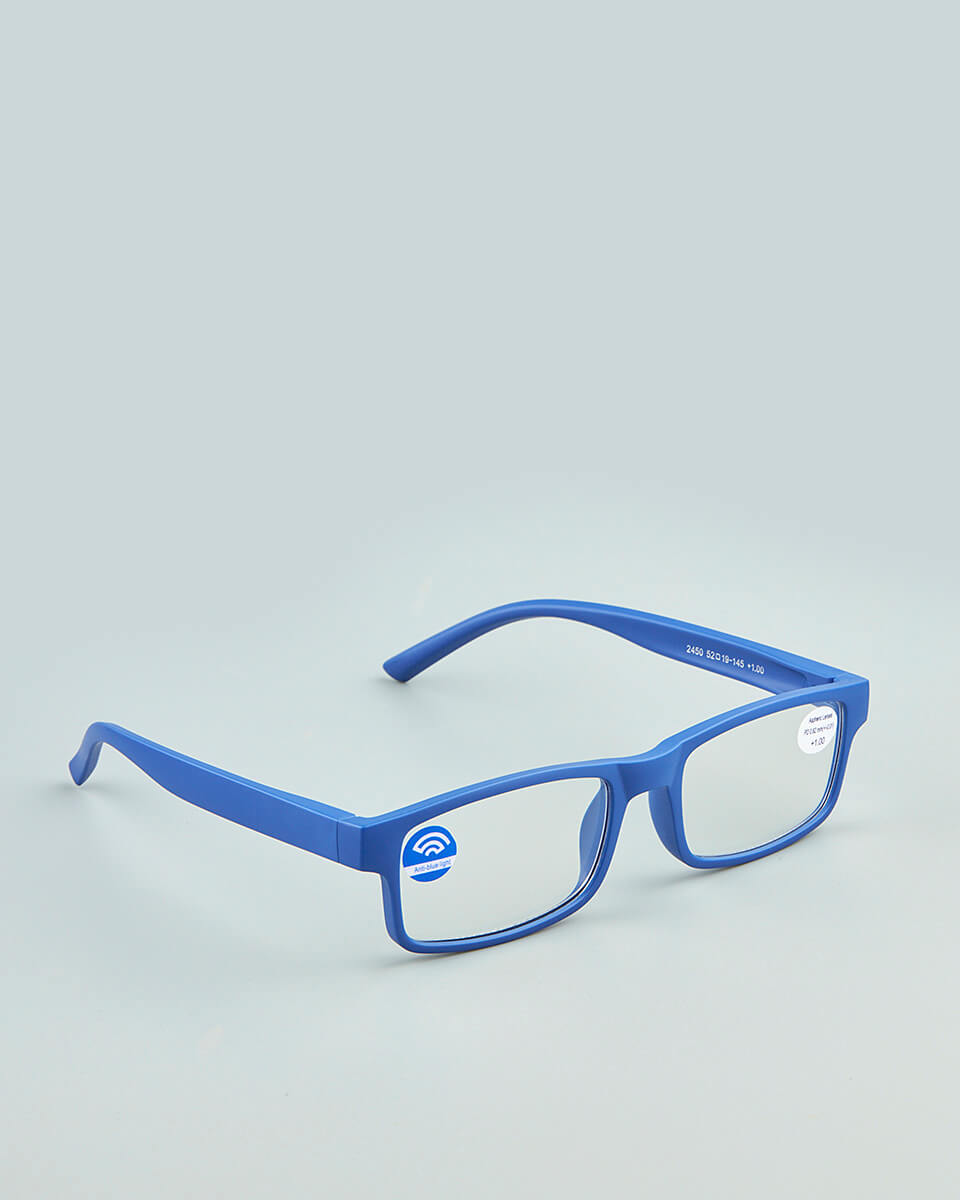 Γυαλιά Διαβάσματος Πρεσβυωπίας Blue Lens με Ασφαιρικούς Φακούς & Άθραυστο Σκελετό S2450 ΜΠΛΕ