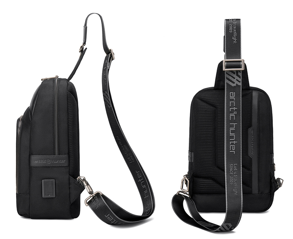 ARCTIC HUNTER τσάντα Crossbody XB00116 με θήκη για tablet, 7L, μαύρη