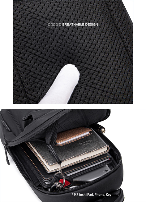 ARCTIC HUNTER τσάντα Crossbody XB00526 με θήκη tablet, 3L, γκρι