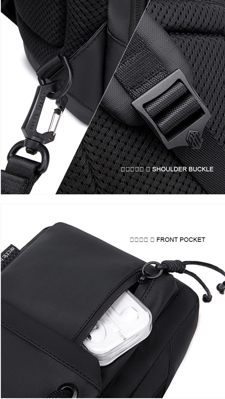 ARCTIC HUNTER τσάντα Crossbody XB00526 με θήκη tablet, 3L, γκρι