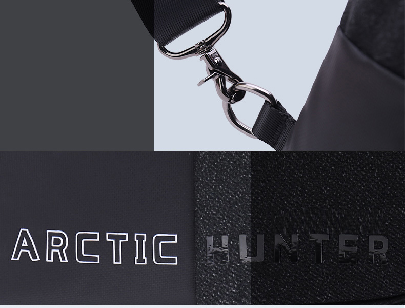 ARCTIC HUNTER τσάντα Crossbody XB0058, 5L, μαύρη