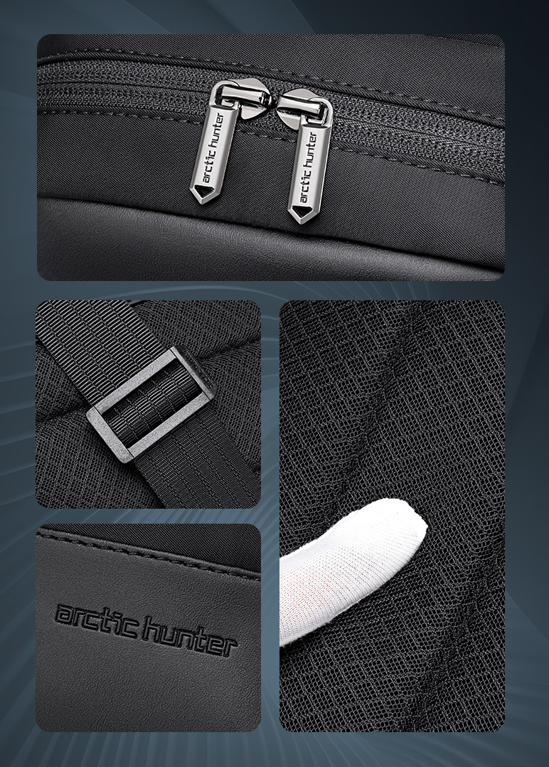 ARCTIC HUNTER τσάντα Crossbody XB00829, 3L, μαύρη