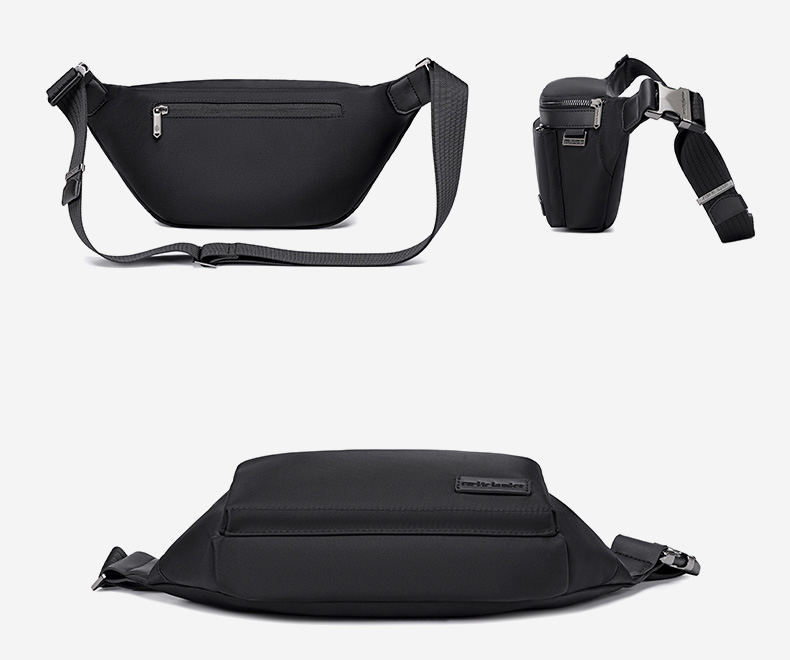 ARCTIC HUNTER τσάντα Crossbody XB00837, 3.5L, μαύρη