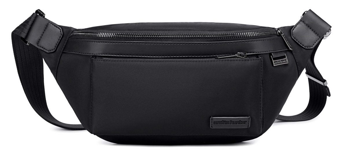 ARCTIC HUNTER τσάντα Crossbody XB00837, 3.5L, μαύρη