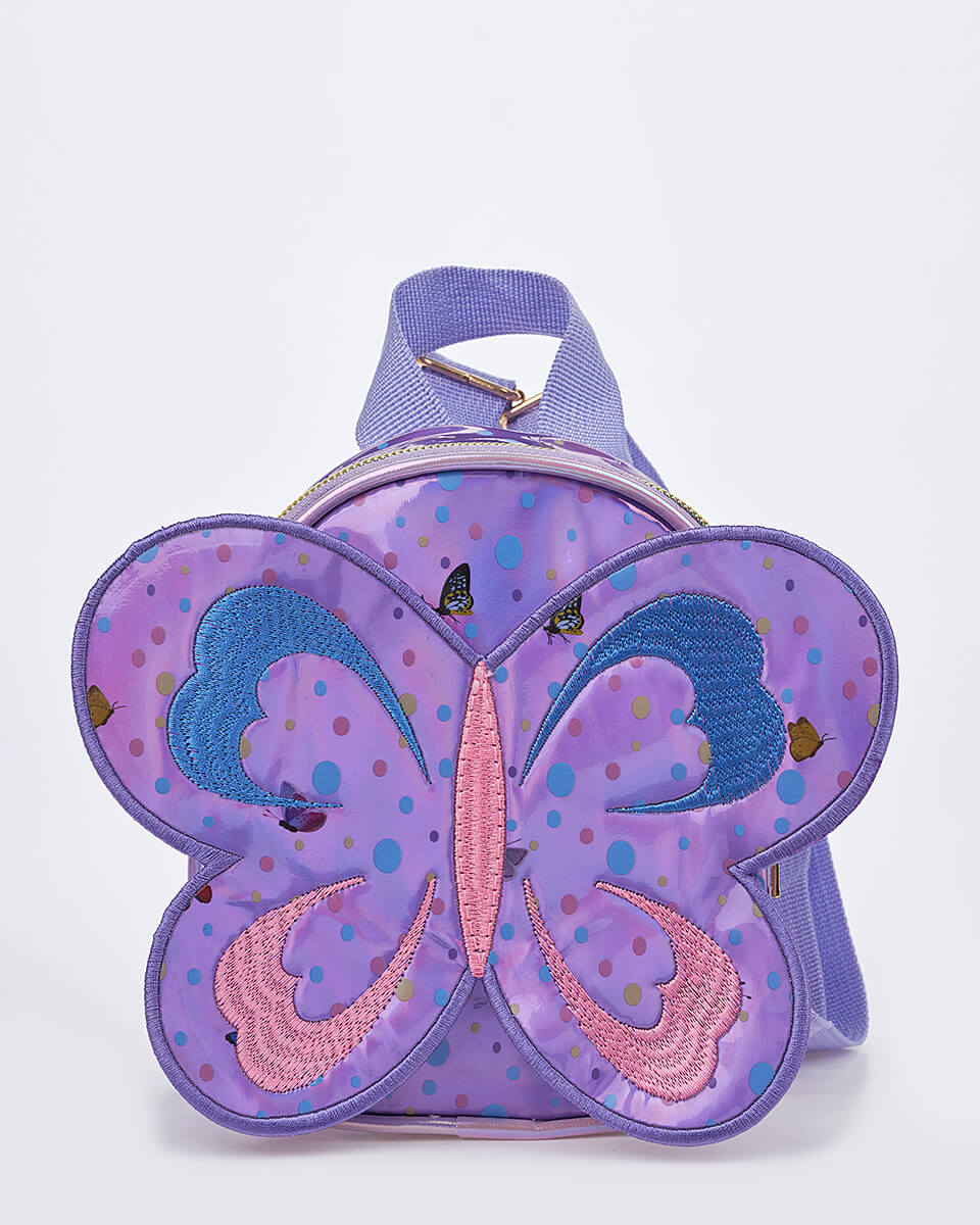 Παιδικό Σακίδιο Πλάτης – Τρισδιάστατη Πεταλούδα με Λαμπερά Φτερά XK-10001 LILAC