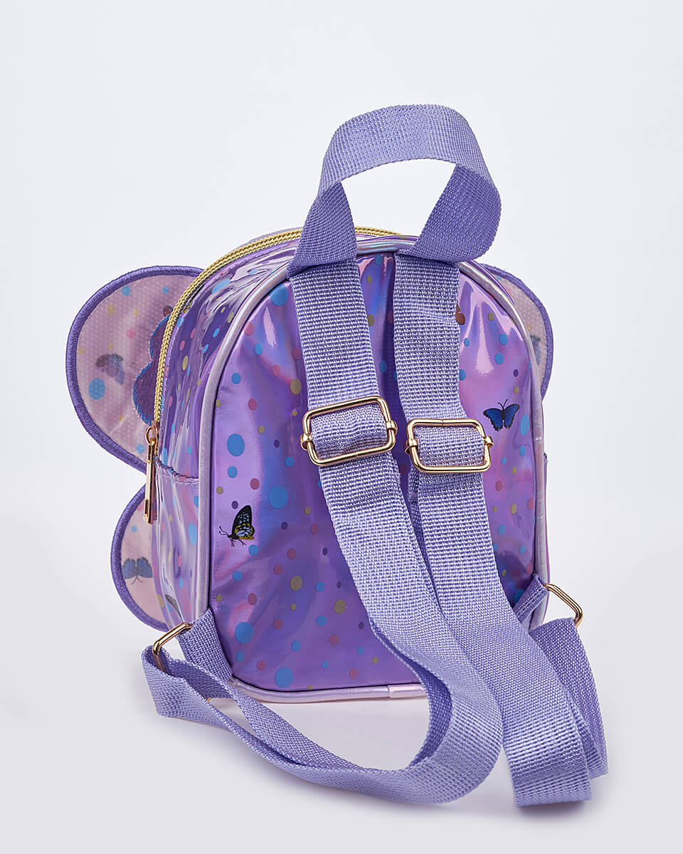 Παιδικό Σακίδιο Πλάτης – Τρισδιάστατη Πεταλούδα με Λαμπερά Φτερά XK-10001 LILAC