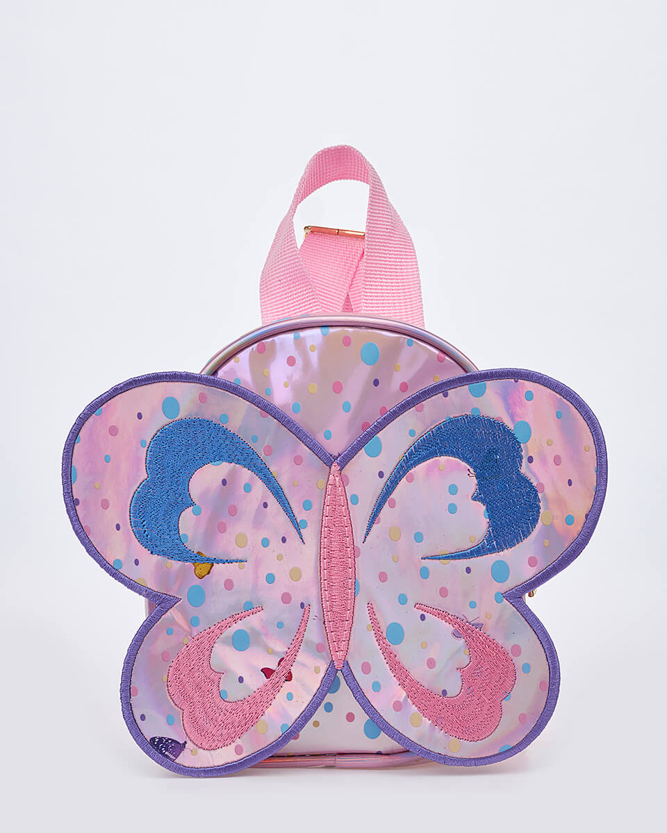 Παιδικό Σακίδιο Πλάτης  – Τρισδιάστατη Πεταλούδα με Λαμπερά Φτερά XK-10001 PINK