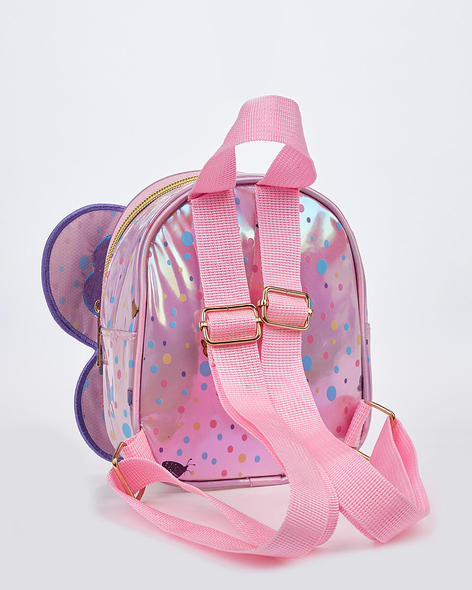 Παιδικό Σακίδιο Πλάτης  – Τρισδιάστατη Πεταλούδα με Λαμπερά Φτερά XK-10001 PINK