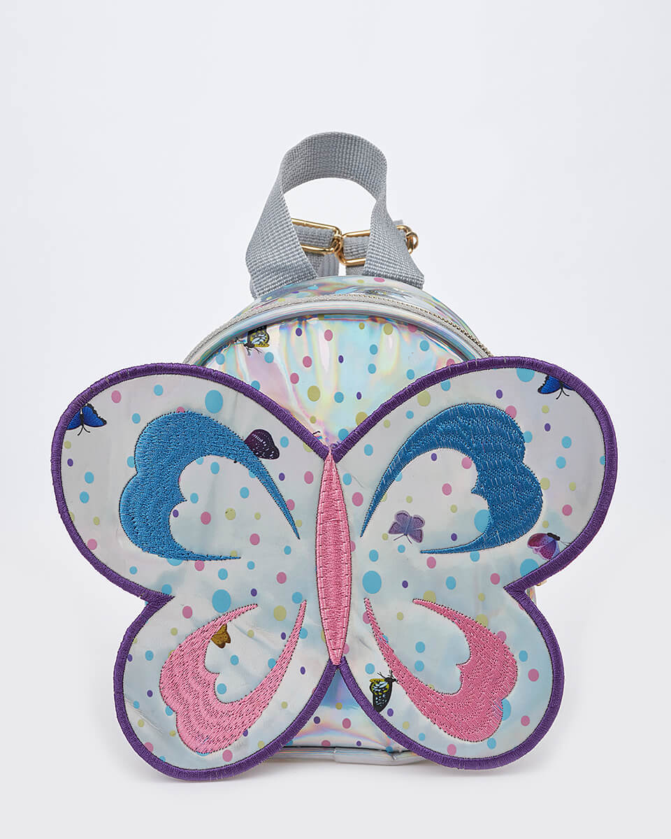 Παιδικό Σακίδιο Πλάτης – Τρισδιάστατη Πεταλούδα με Λαμπερά Φτερά XK-10001 XK-10001 SILVER