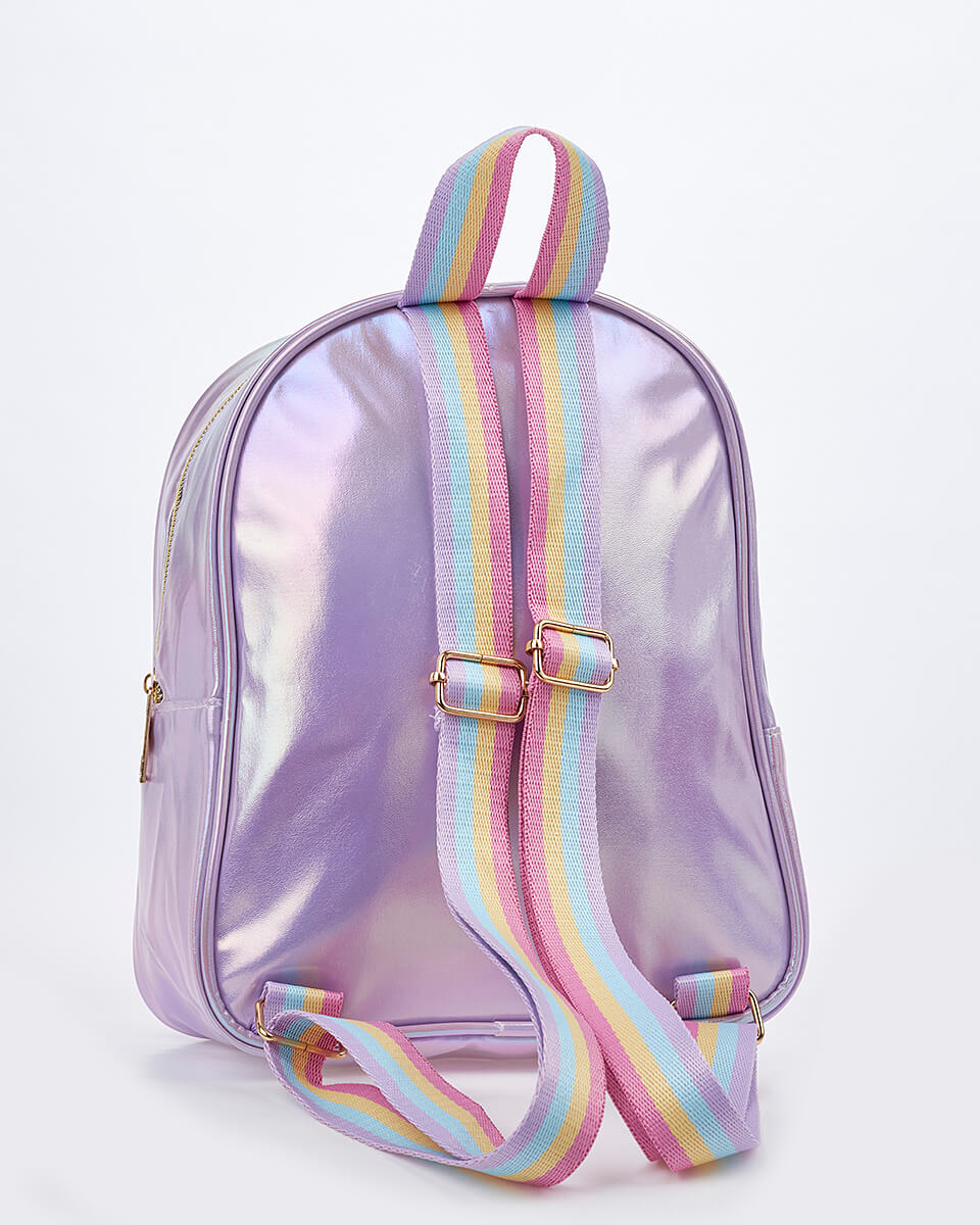 Παιδικό Σακίδιο Πλάτης  - Γοργόνα, Κύκνος & Κοχύλι XK-10004 LILAC